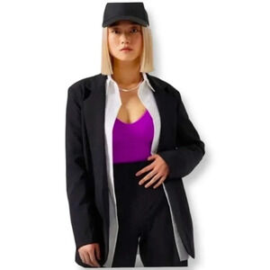 Athleta NWT Primatwill Career and Casual Blazer in Black Size 22 PLUS or 2XL